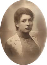 Sofie Vilhelmine Sommer o. 1901. Foto: Lis Klarskov Jensens familie-album