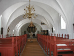 Marslev kirke alter. Foto: Lis KLarskov Jensen 2004